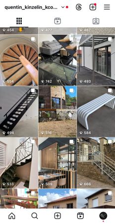 Gestion des réseaux sociaux Vosges – Instagram K-Concept